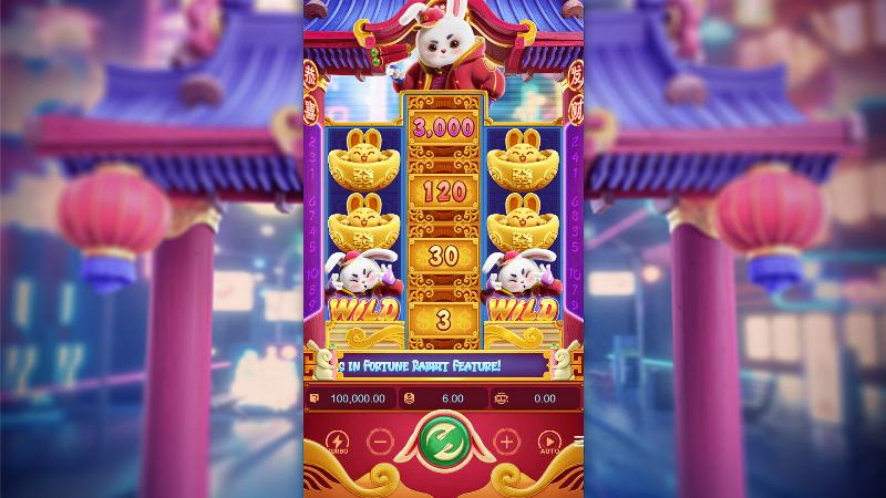 Gráfico visual da probabilidade de multiplicadores no Fortune Rabbit